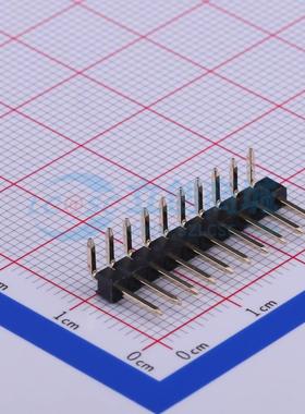 排针 MTP125-1110R1 弯插,P=2.54mm 1x10P 方针 电子元器件配单