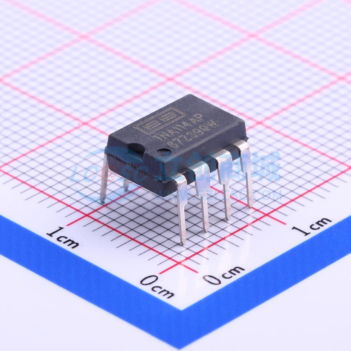 仪表放大器 INA114AP DIP-8 原装正品 电子元器件配单