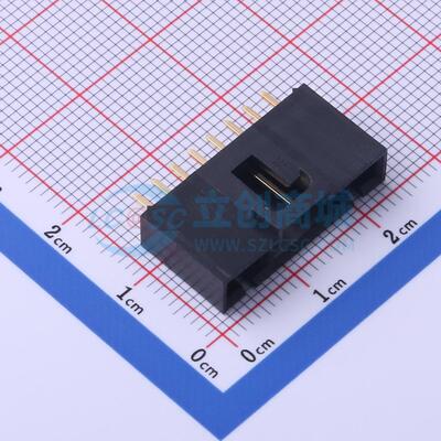 线对板针座 FWF25404-S08S12K6B 插件,P=2.54mm 1x8P 直插 原装