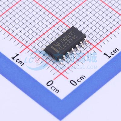 运算放大器 TLC2254CDR SOIC-14 原装正品 电子元器件配单