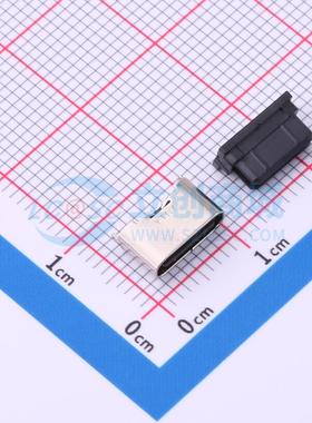 USB连接器 MC-306LS-H50 SMD USB连接器  TYPEC 6P立贴H=5.0不漏