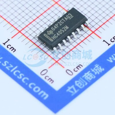 模拟开关/多路复用器 CD74HC4052M96 SOIC-16 原装正品