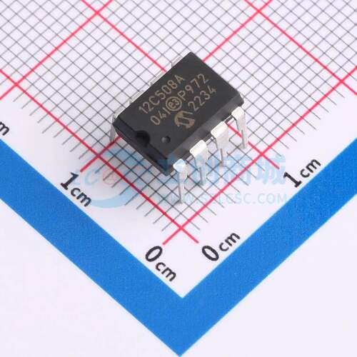 单片机(MCU/MPU/SOC) PIC12C508A-04I/P PDIP-8 原装正品