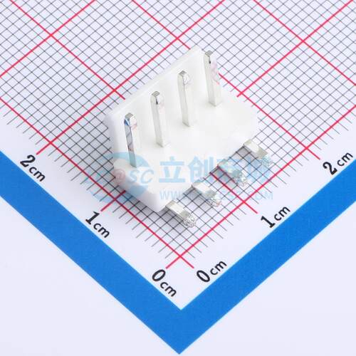 线对板针座 WAFER-VH396WZ-4A 弯插,P=3.96mm 1x4P 弯插 原装正品