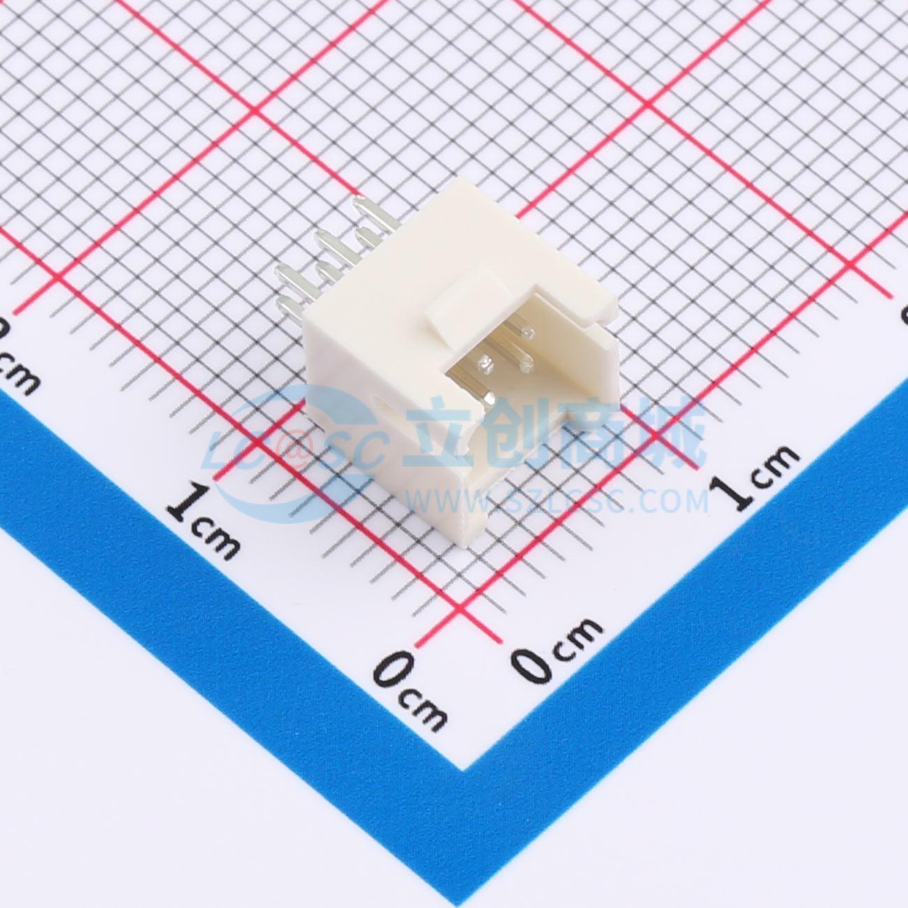 线对板针座 XD-PHB-2*3A 插件,P=2mm 2x3P 直插 电子元器件配单