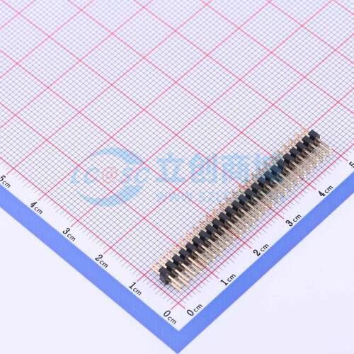 排针 X4621WV-2x24I-C40D28 插件,P=2mm 2x24P 方针 电子元器件