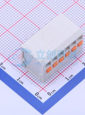 弹簧式接线端子 KF239-3.5-6P 插件,P=3.5mm 1x6P 3.5mm 原装正品