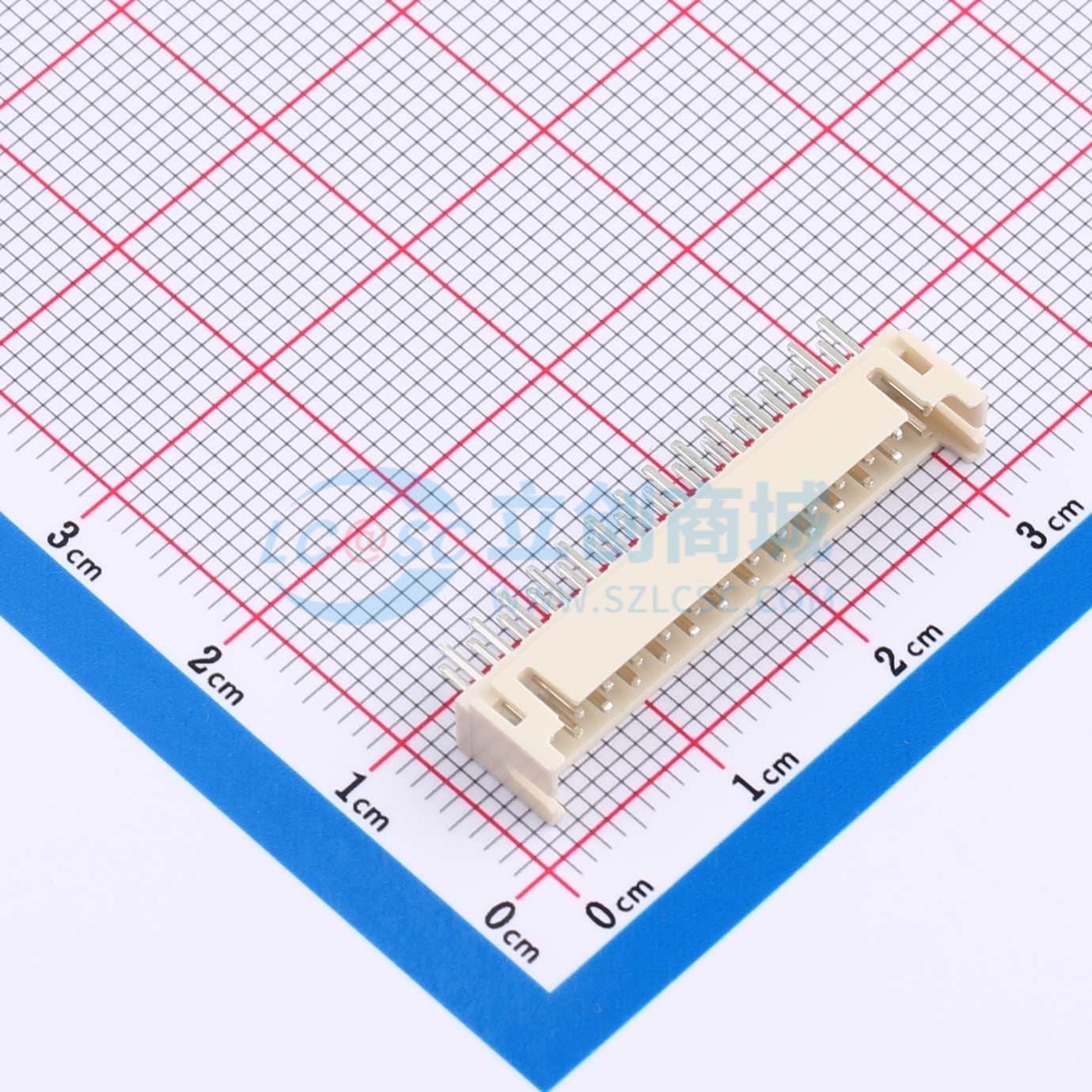 线对板针座 XD-PHD-2*14A 插件,P=2mm 2x14P 直插 电子元器件配单