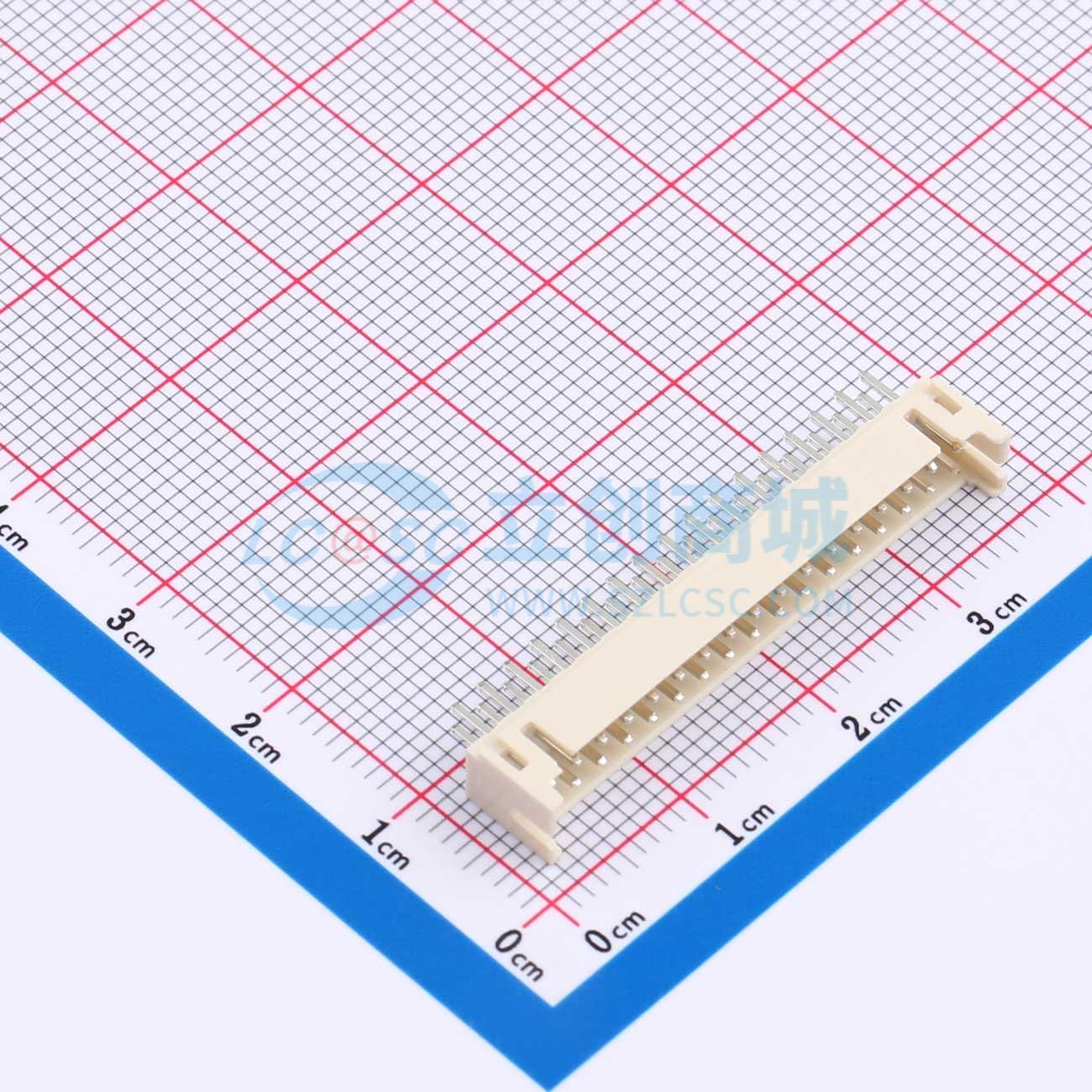 线对板针座 XD-PHD-2*17A 插件,P=2mm 2x17P 直插 电子元器件配单