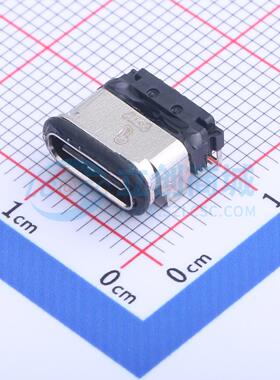 USB连接器 GT-USB-7018 SMD 24pin，防水IPX7，CH=1.64mm，L=9.14