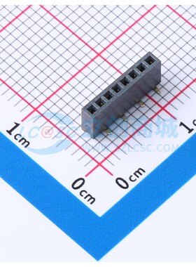 排母 CSEC102-0802A001C1AC SMD,P=1.27mm 1x8P 单排 电子元器件