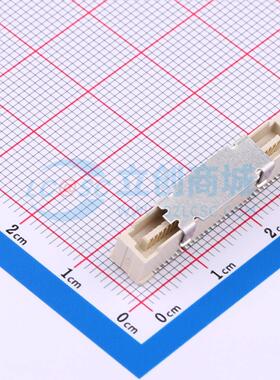 板对板与背板连接器 10144518-063802LF SMD,P=0.8mm 立贴 原装