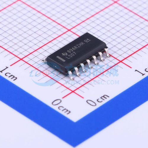 缓冲器/驱动器/收发器 SN74LS07DR SOIC-14 原装正品 电子元器件