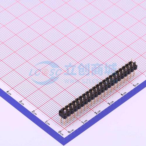 排针 X6521WV-2x22H-C60D30 插件,P=2.54mm 2x22P 方针 原装正品