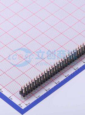 排针 X6521WV-2x29H-C60D30 插件,P=2.54mm 2x29P 方针 原装正品