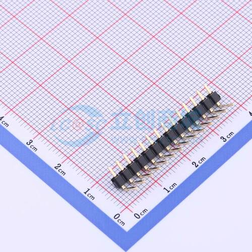 排针 X6511WR-14H-C60D30R1 弯插,P=2.54mm 1x14P 方针 原装正品