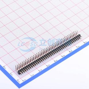 C40D28 弯插 电子元 X4621WR 器件 方针 2x40I 2x40P 排针 P=2mm