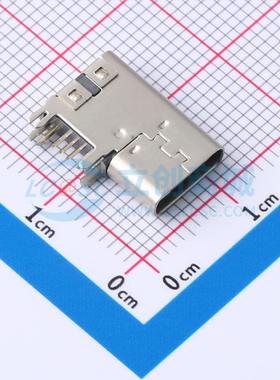 USB连接器 MC-710S-Z13 插件 USB连接器  TYPE C 90度侧插14P 前