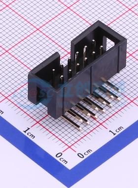 连接器 321012RG0ABK00A01 弯插,P=2.54mm 2x6P 简牛座