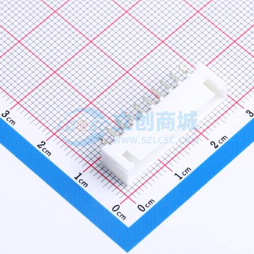 线对板针座 M2501V-10P 插件,P=2.5mm 1x10P 直插 电子元器件配单