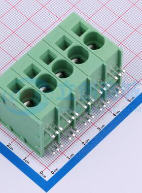 弹簧式接线端子 KF205R-10.0-5P P=10mm 原装正品 电子元器件配单