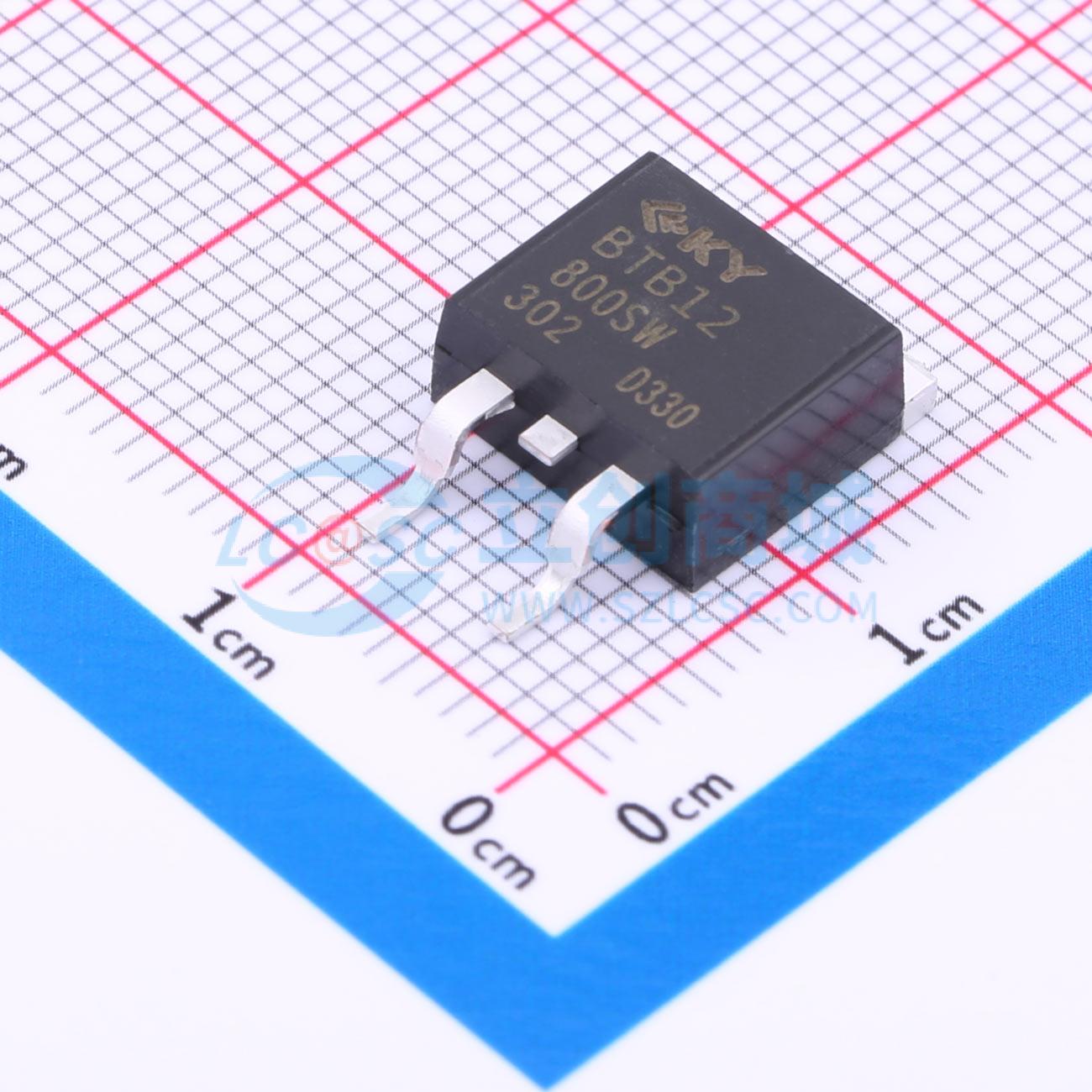 晶闸管(可控硅)/模块 BTB12-800SW TO-263 KY(韩景元) 电子元器件