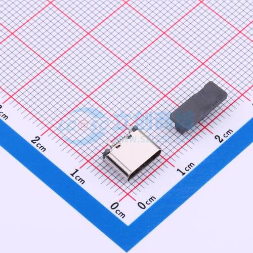 USB连接器 TYPE-609-6.5-T3-5A SMD Type-C 立贴 电子元器件配单