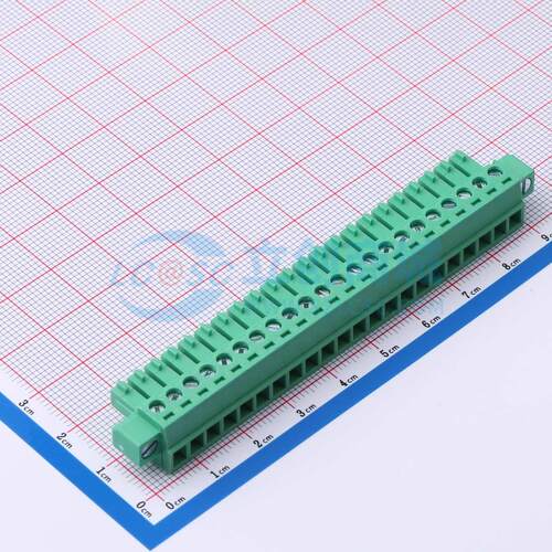 插拔式接线端子 MX15EDGKM-3.81-22P-GN01-Cu-Y-A P=3.81mm 插头