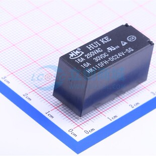 DC24V HK115FH 器件配单 12.7x29.6mm 电子元 插件 功率继电器
