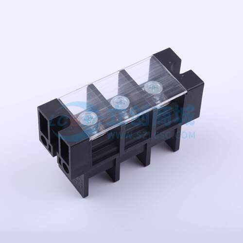 栅栏式接线端子 KF67S-27.0-3P P=27mm 带盖板 1x3P 电子元器件