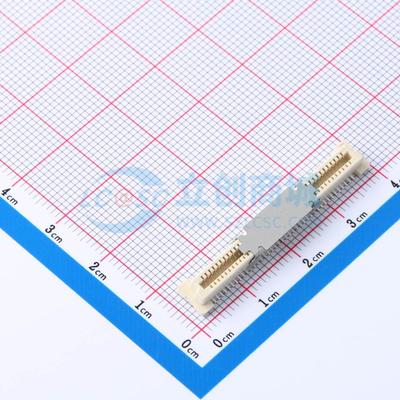 板对板与背板连接器 61082-081402LF SMD,P=0.8mm 80P 立贴 原装