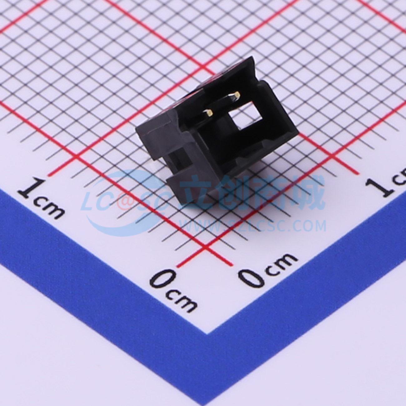 线对板针座 DF3A-2P-2DSA 插件,P=2mm 1x2P 直插 电子元器件配单