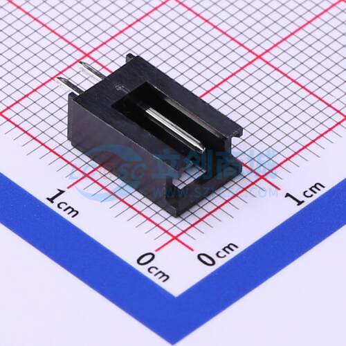 线对板针座 M2530V-02-BK 插件,P=2.54mm 1x2P 直插 电子元器件