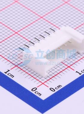 线对板针座 M2016V-07P 插件,P=2mm 1x7P 直插 电子元器件配单