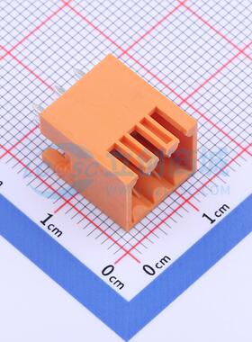 插拔式接线端子 KF2EDGEVC-3.5-2*3P 插件,P=3.5mm 板端/插座-闭