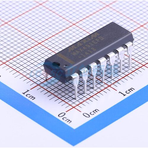 RS-485/RS-422芯片 MAX491EPD+ DIP-14 原装正品 电子元器件配单