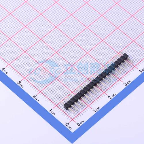 排针 KH-2PH180-1X20P-L8.7 插件,P=2mm 1x20P 方针 电子元器件