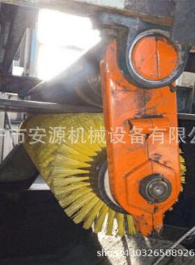 水泥厂被动滚刷清扫器 AY-XQ-I-1000皮带毛刷清扫器 尼龙毛刷