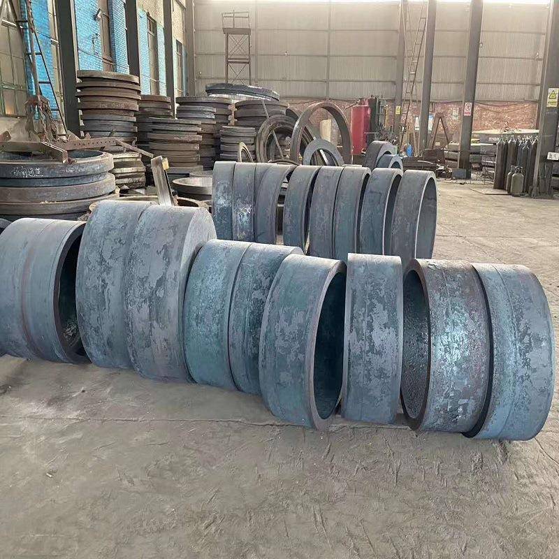 山东厚壁 20#碳素结构钢管定尺切割 大口径钢板卷管