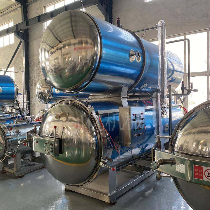 牛板筋高压杀菌机 现货扒鸡高温杀菌设备 鹌鹑蛋牛肉杀菌锅