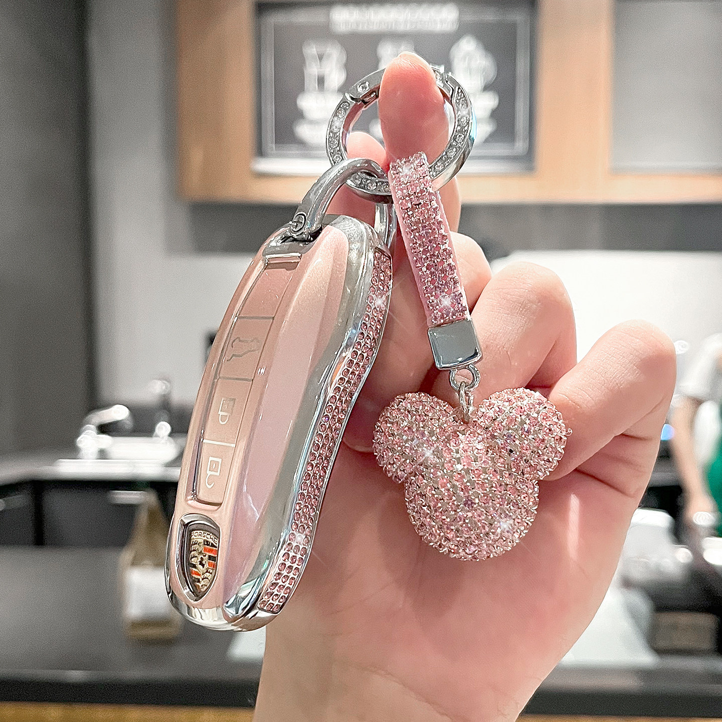 适用保时捷钥匙套帕拉梅拉卡宴macan扣718车911女taycan高级感壳