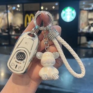 适用别克钥匙套新昂科威PLUS君威君越昂科拉昂科旗GL6车微蓝6扣壳