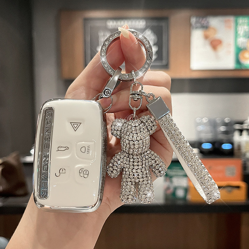 适用路虎钥匙套新揽胜星脉极光L卫士扣发现5神行者高档车壳男女士