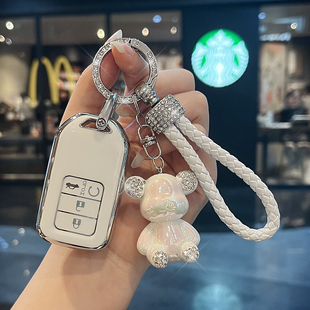 适用本田钥匙套26款CRV雅阁思域车XRV皓影飞度锋范冠道扣英诗派壳