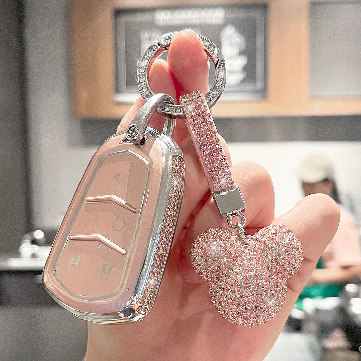 适用凯迪拉克钥匙套XT5新款XT4扣XTS车XT6壳CT4高级感CT6女士CT5