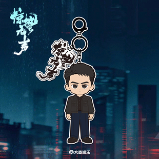 电影《惊蛰无声》周边系列 金属钥匙扣挂件-王副局长款