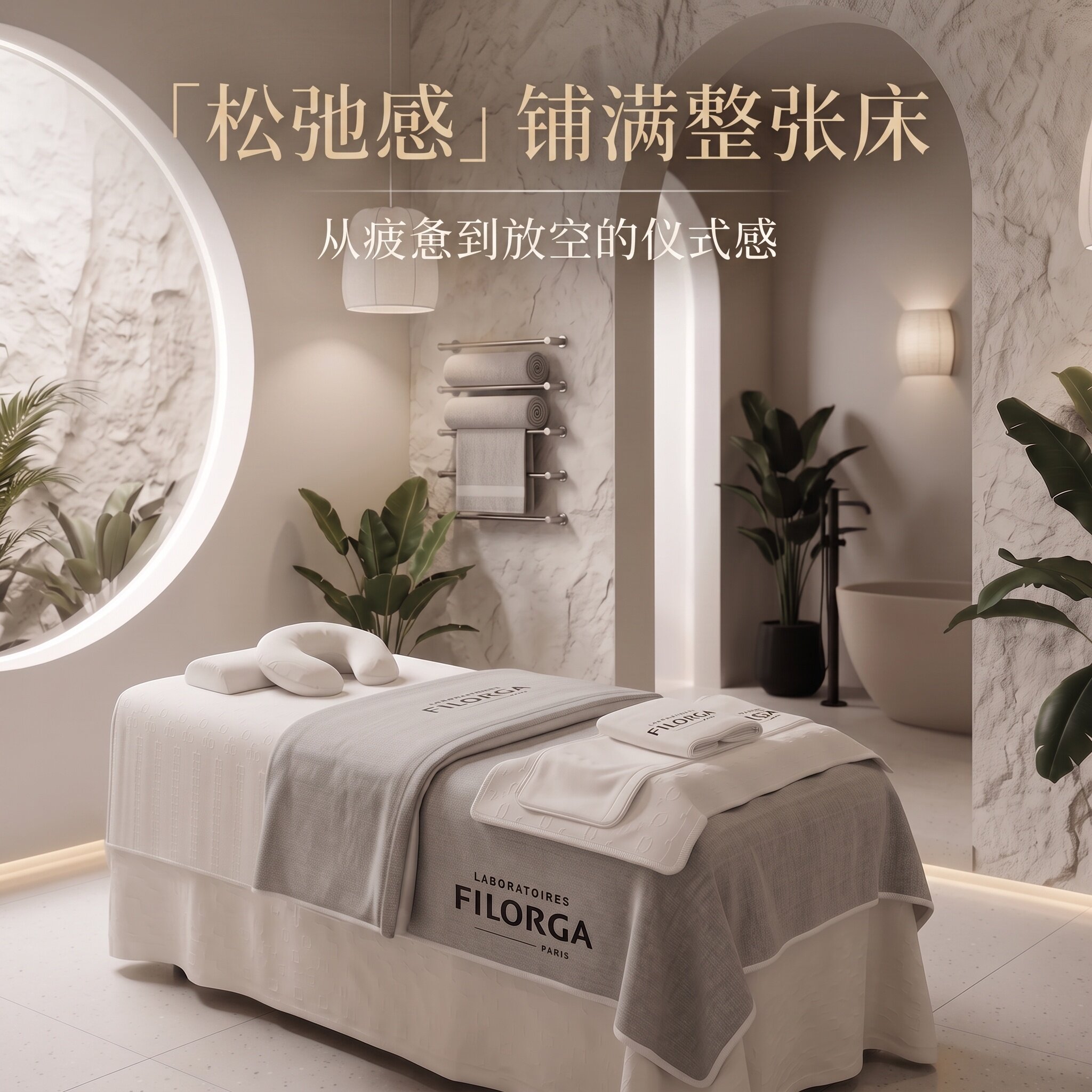 轻奢高级感美容院专用床罩四件套图片
