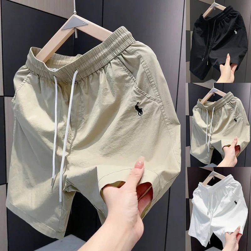 休闲短裤男2025夏季爆款沙滩裤直筒五分裤子时尚百搭潮流美式中裤