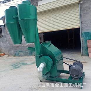 新品农作物秸秆粉碎机瓜秧粉碎机新款机械锤片粉碎机