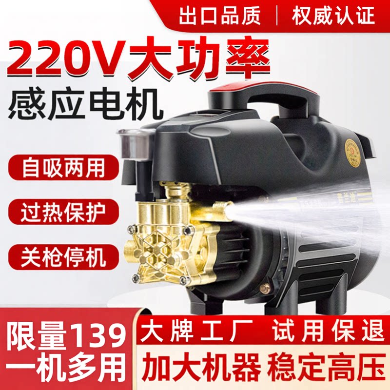 冲量促销220V超高压水枪洗车机图片